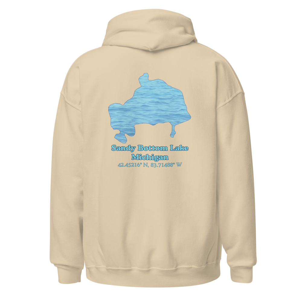 Sandy Bottom Lake Unisex Pullover Hoodie
