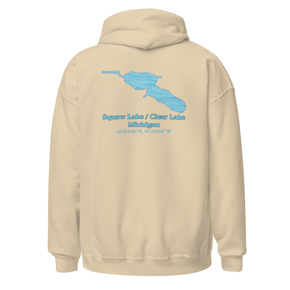 Squaw Lake / Clear Lake Unisex Pullover Hoodie