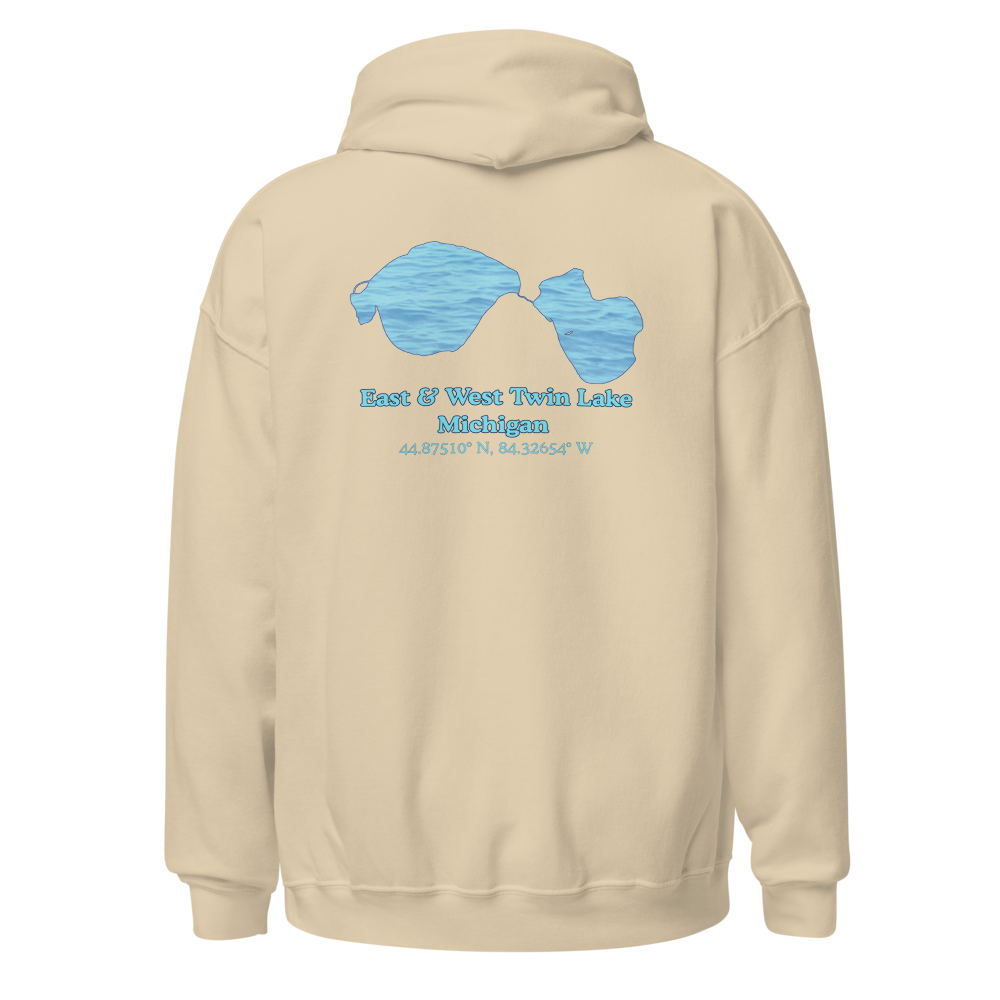 East & West Twin Lake Unisex Pullover Hoodie