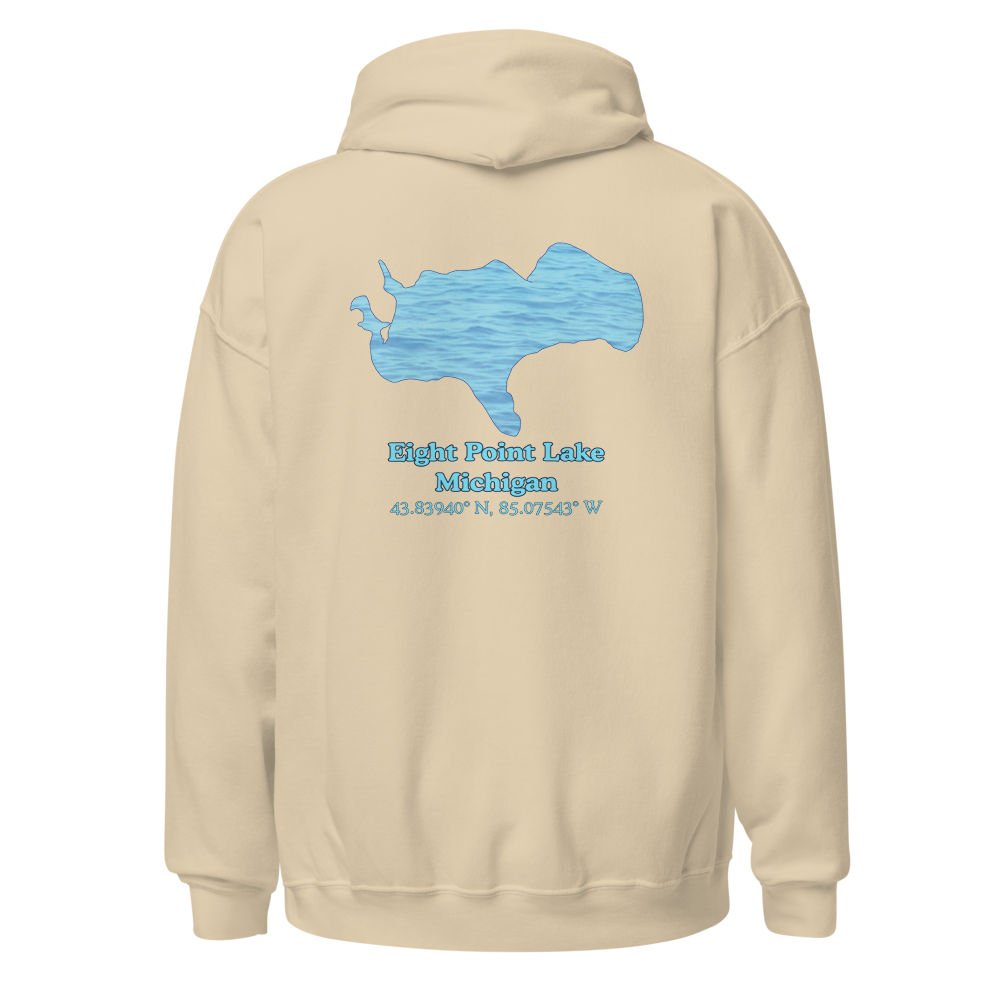 Eight Point Lake Unisex Pullover Hoodie