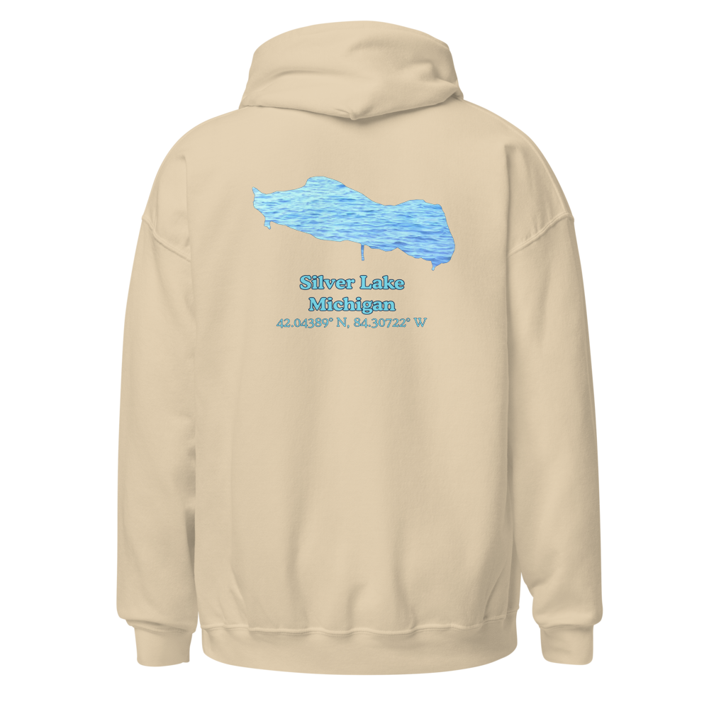 Silver Lake Unisex Pullover Hoodie