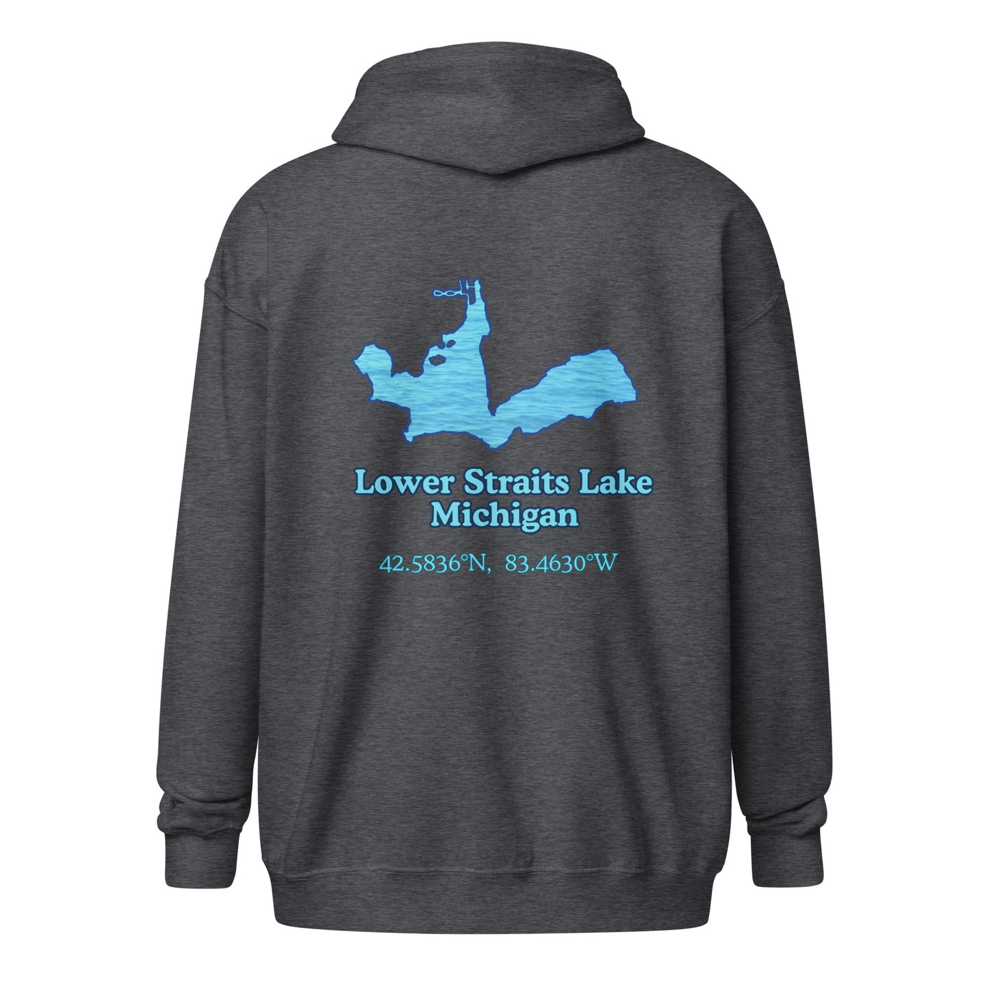 {Lake} Unisex Zip Hoodie