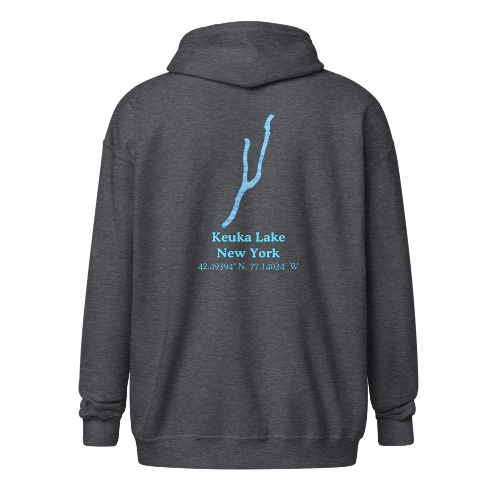 Keuka Lake Unisex Zip Hoodie