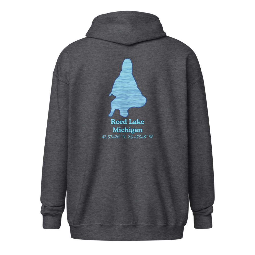 Reed Lake Unisex Zip Hoodie