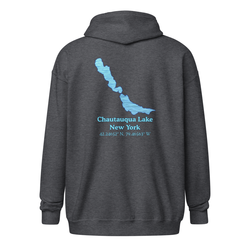Chautauqua Lake Unisex Zip Hoodie