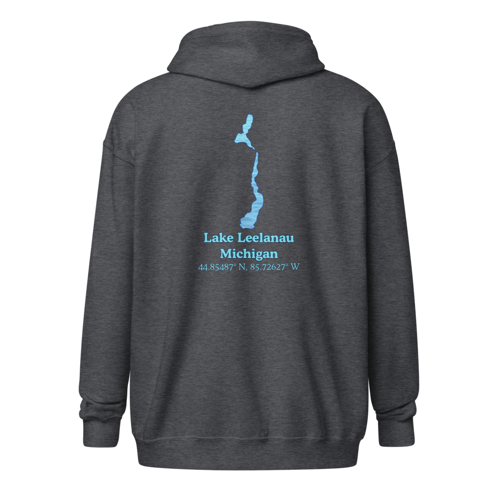 Lake Leelanau Unisex Zip Hoodie