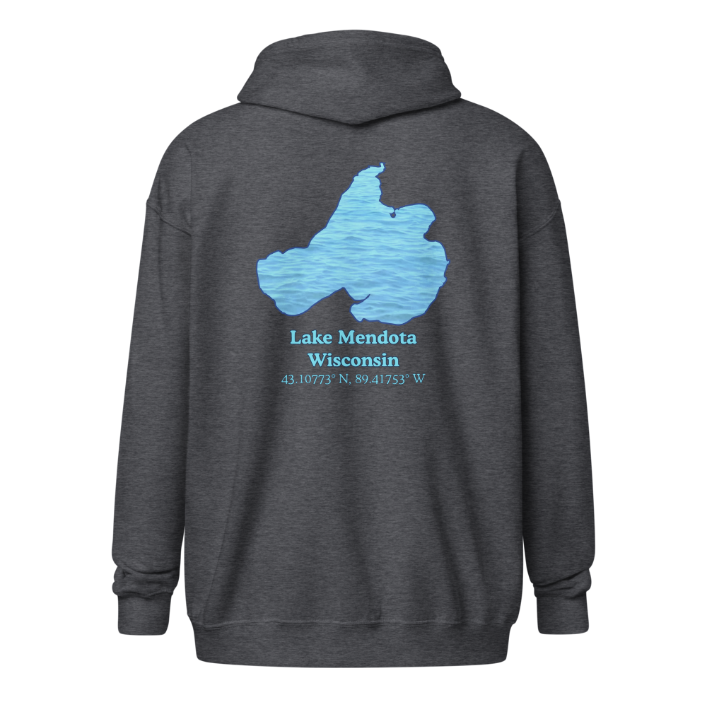 Lake Mendota Unisex Zip Hoodie