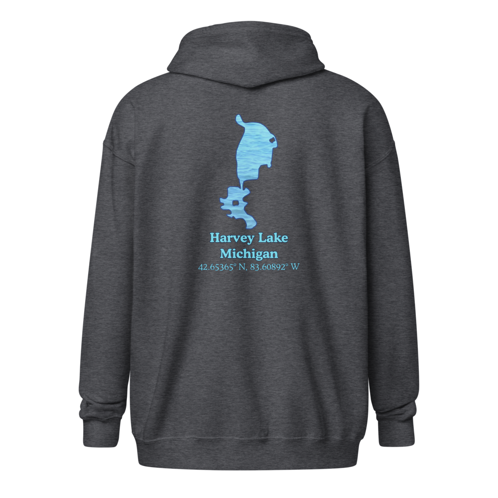 Harvey Lake Unisex Zip Hoodie