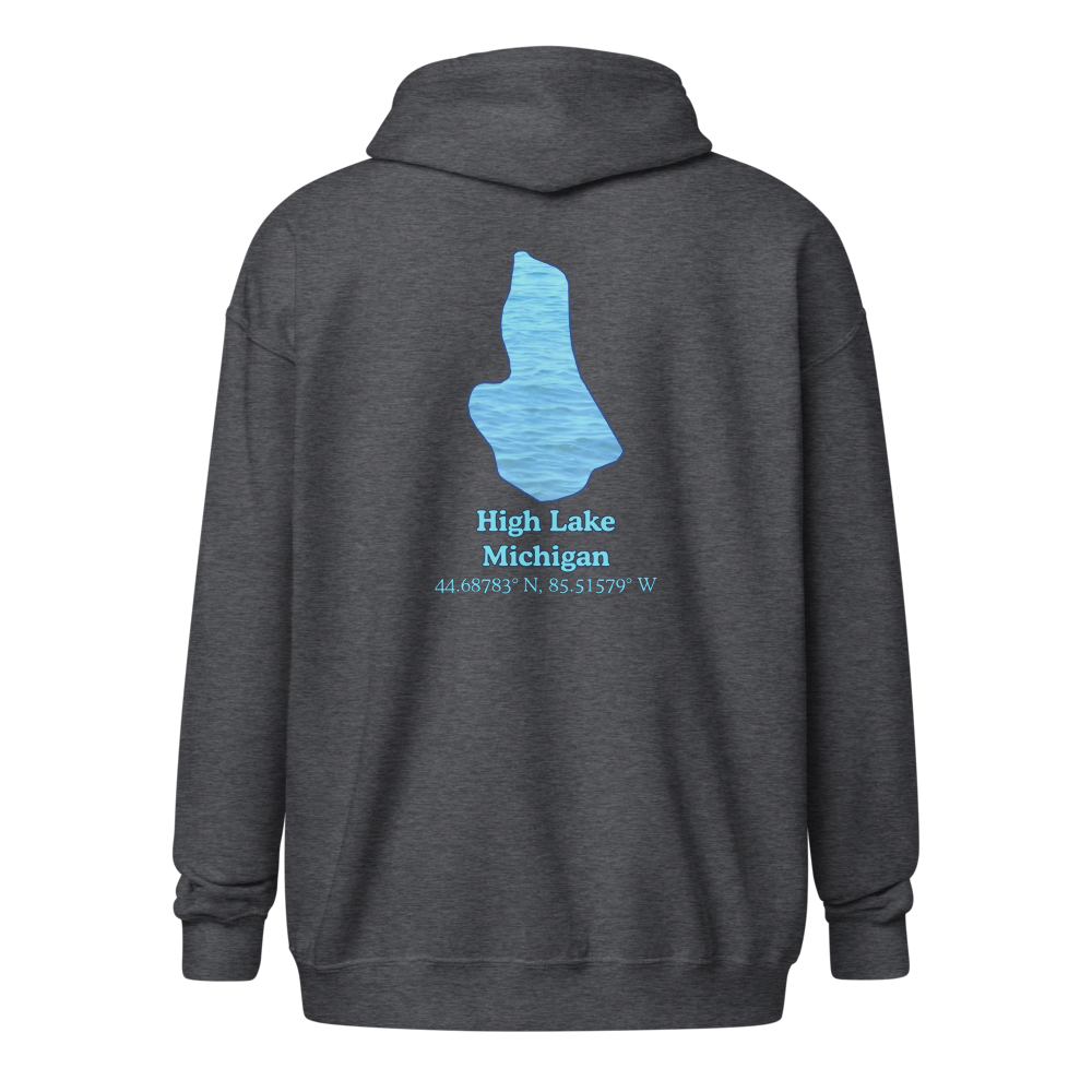 High Lake Unisex Zip Hoodie