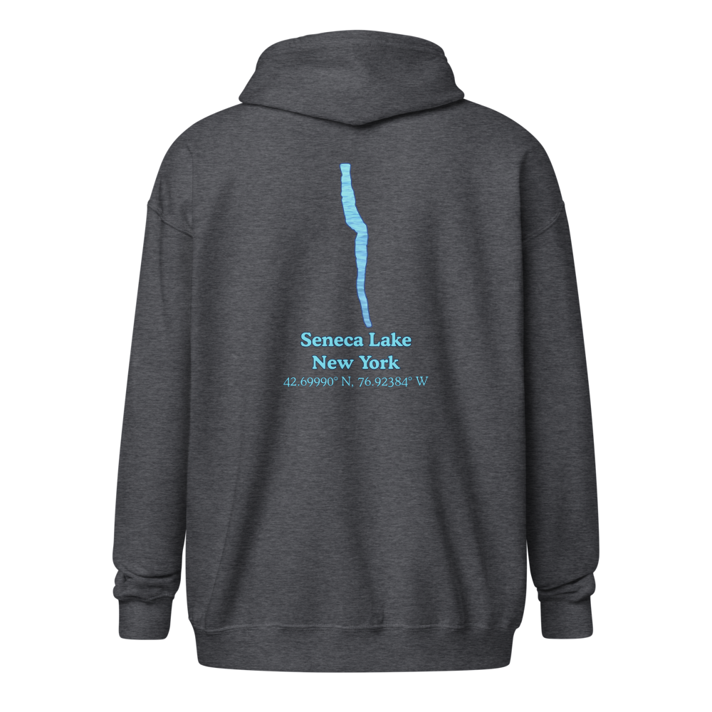 Seneca Lake Unisex Zip Hoodie