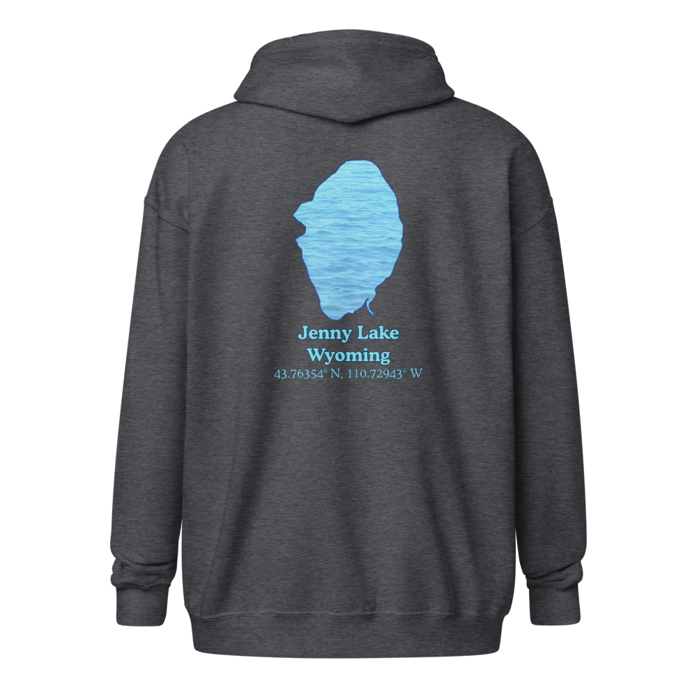 Jenny Lake Unisex Zip Hoodie