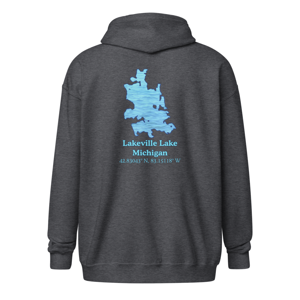 Lakeville Lake Unisex Zip Hoodie