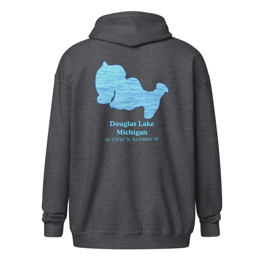 Douglas Lake Unisex Zip Hoodie