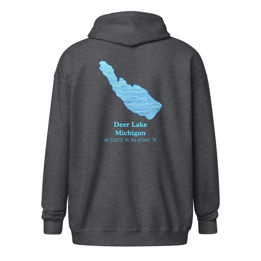 Deer Lake Unisex Zip Hoodie