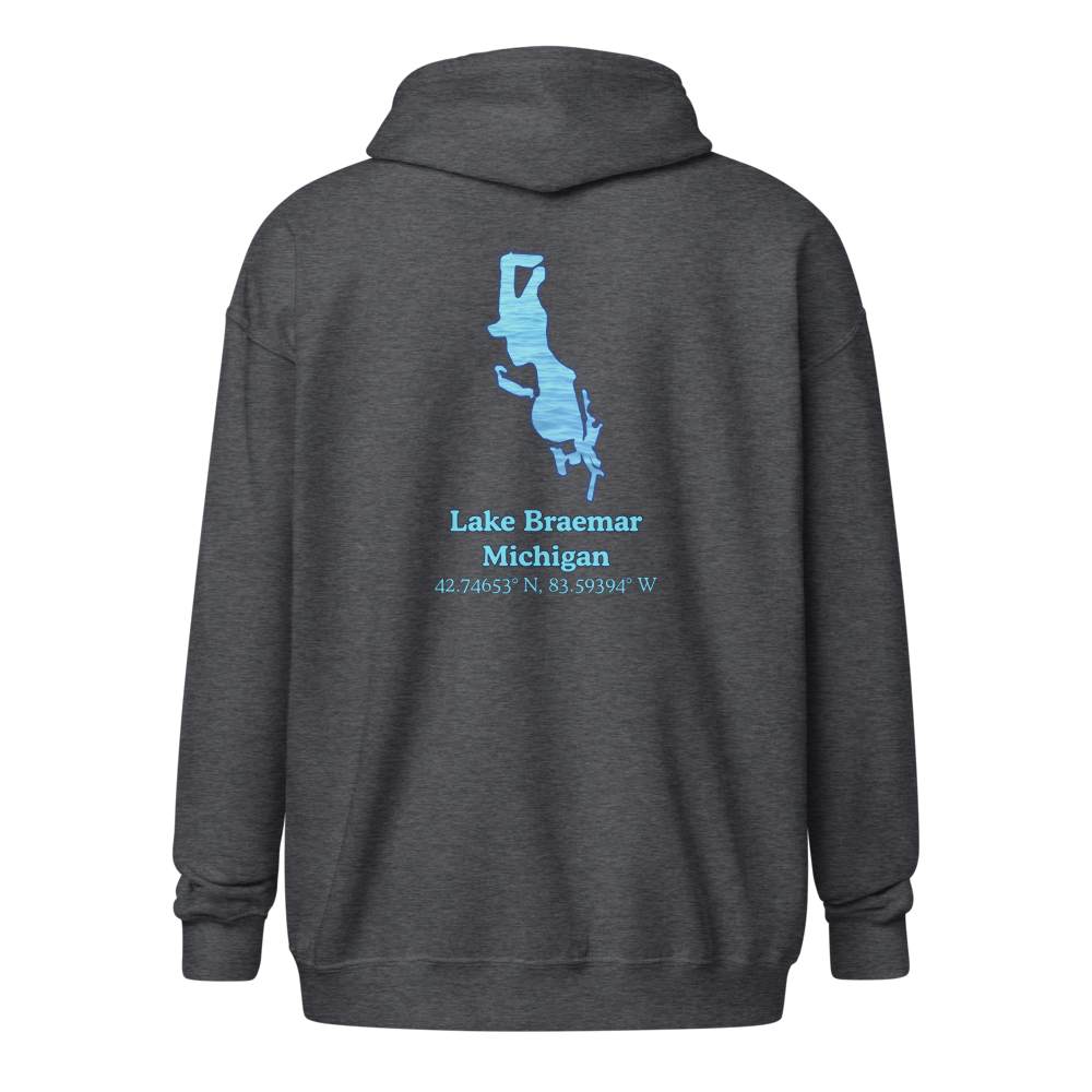 Lake Braemar Unisex Zip Hoodie