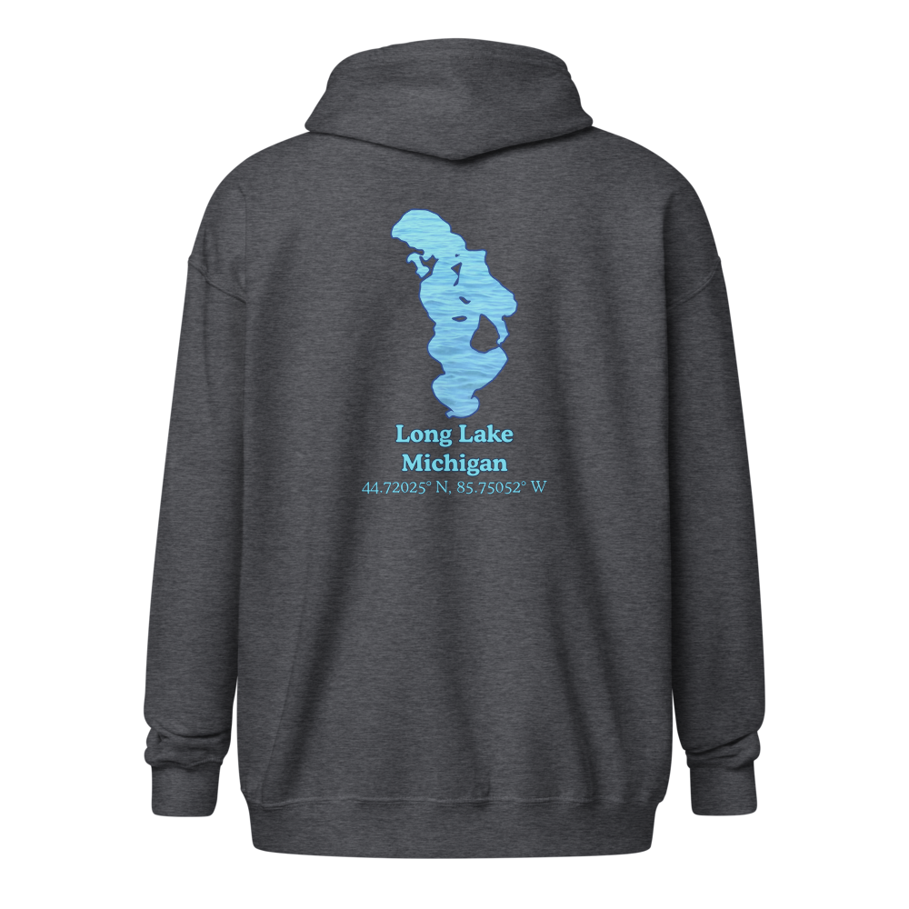 Long Lake Unisex Zip Hoodie