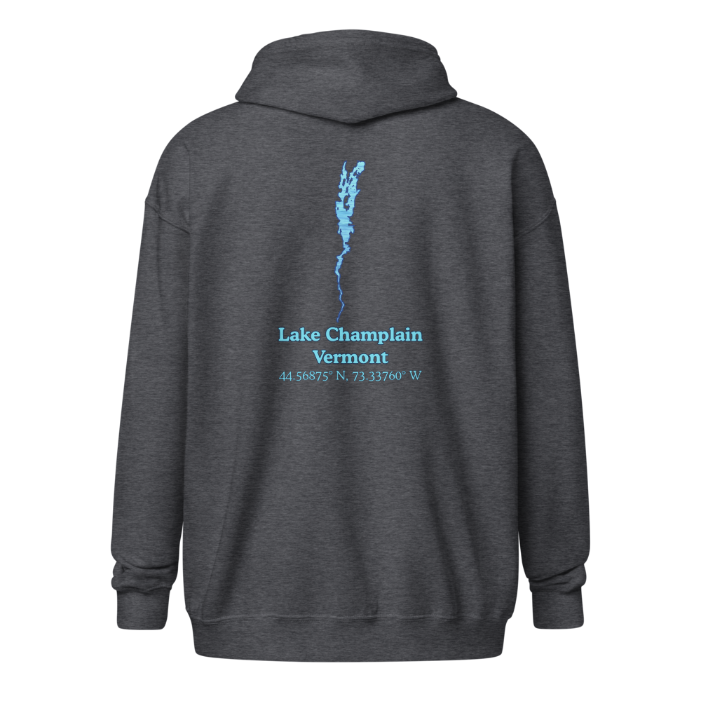 Lake Champlain Unisex Zip Hoodie