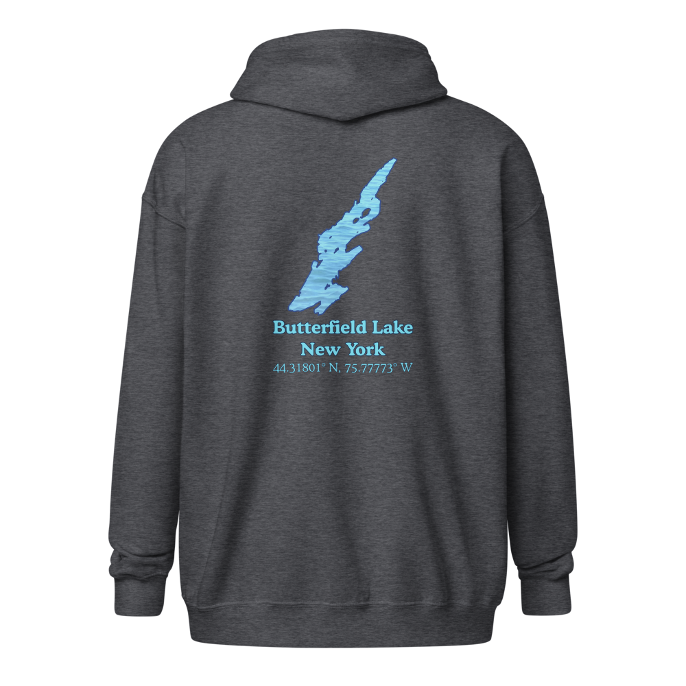 Butterfield Lake Unisex Zip Hoodie