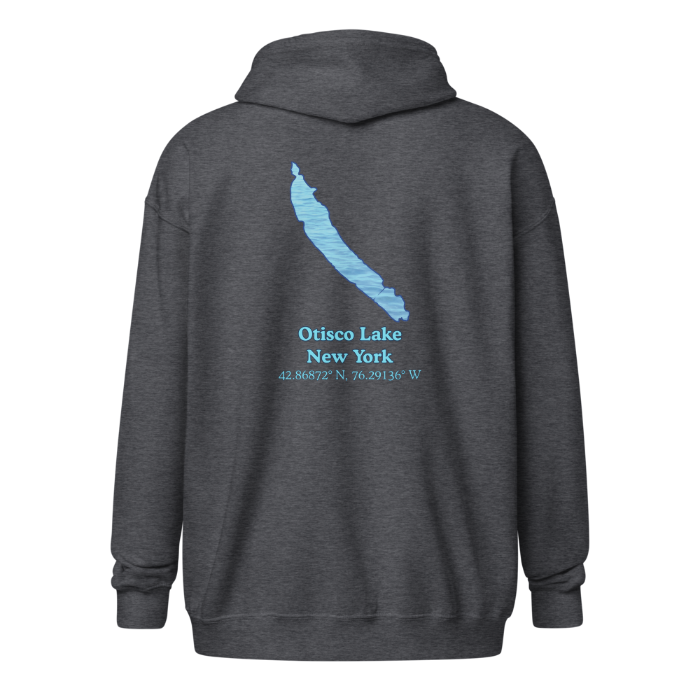 Otisco Lake Unisex Zip Hoodie