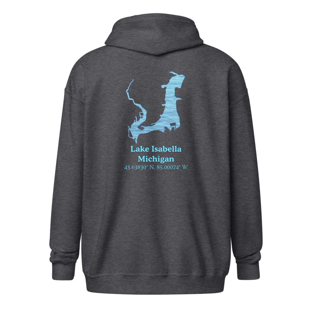 Lake Isabella Unisex Zip Hoodie