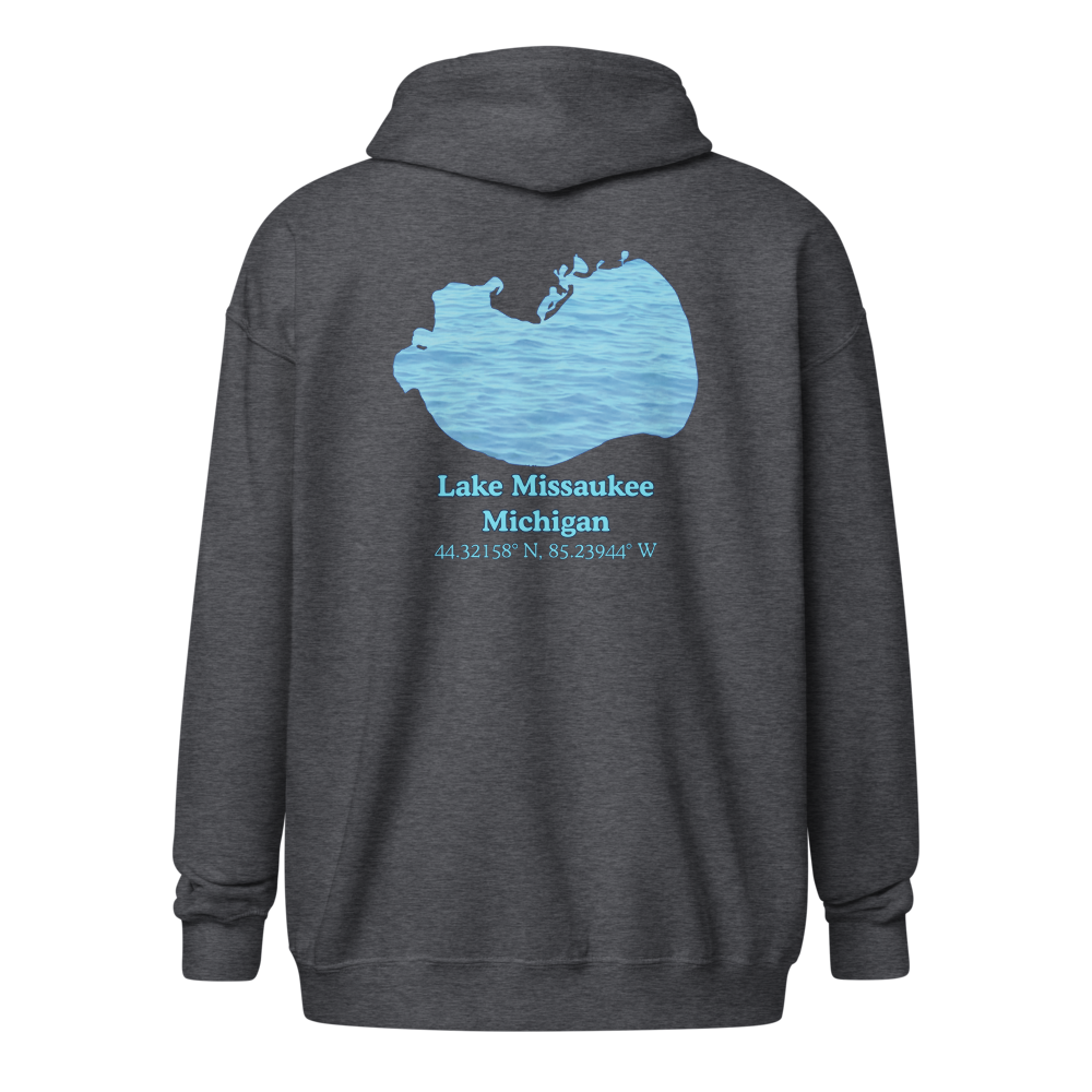 Lake Missaukee Unisex Zip Hoodie