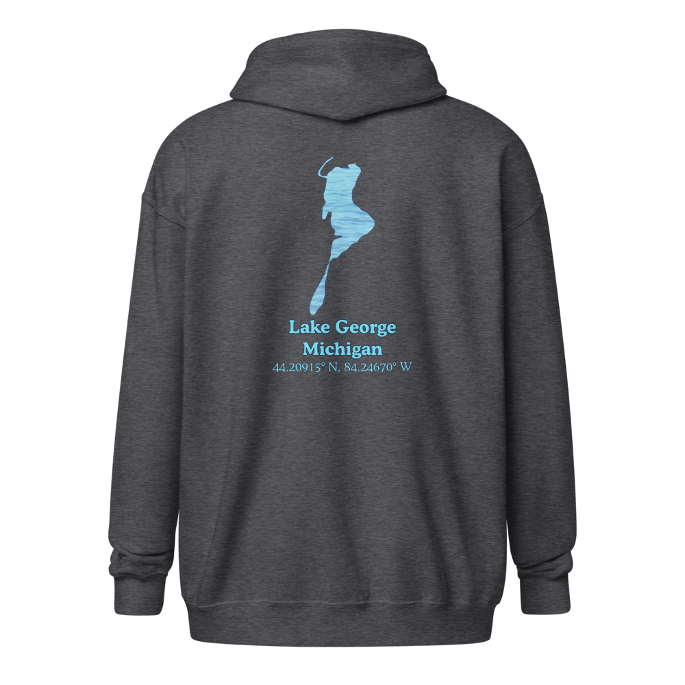 Lake George Unisex Zip Hoodie