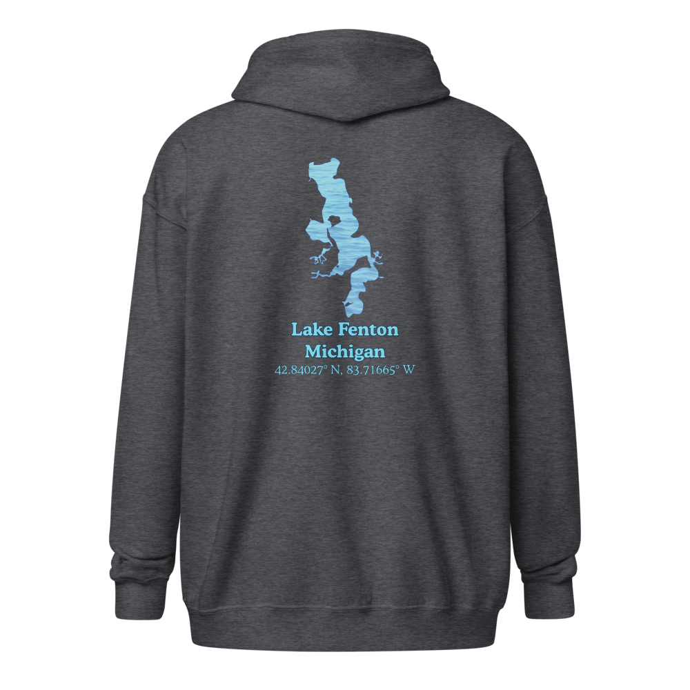 Lake Fenton Unisex Zip Hoodie