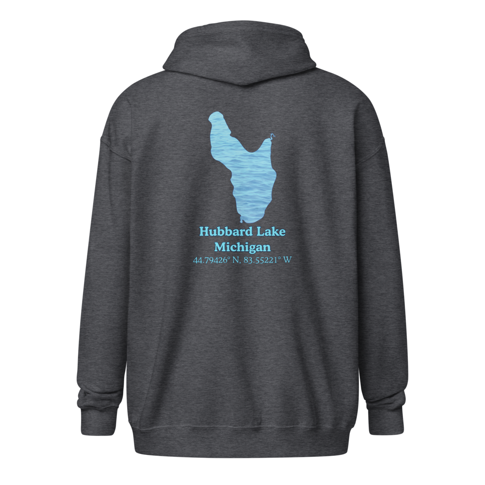 Hubbard Lake Unisex Zip Hoodie