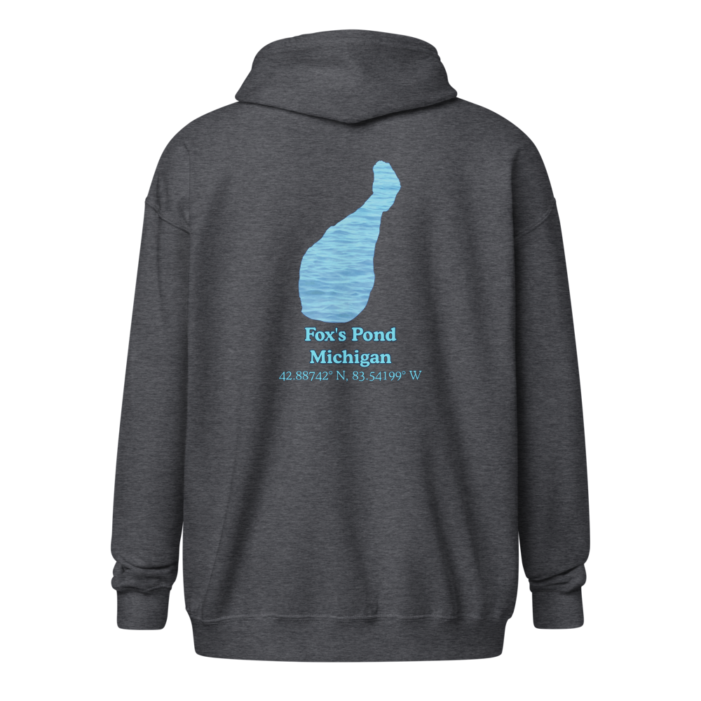 Fox's Pond Unisex Zip Hoodie