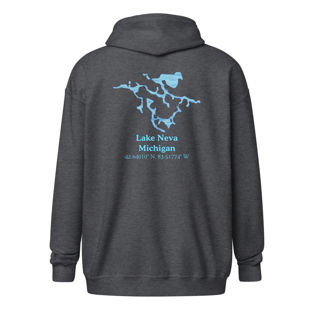 Lake Neva Unisex Zip Hoodie