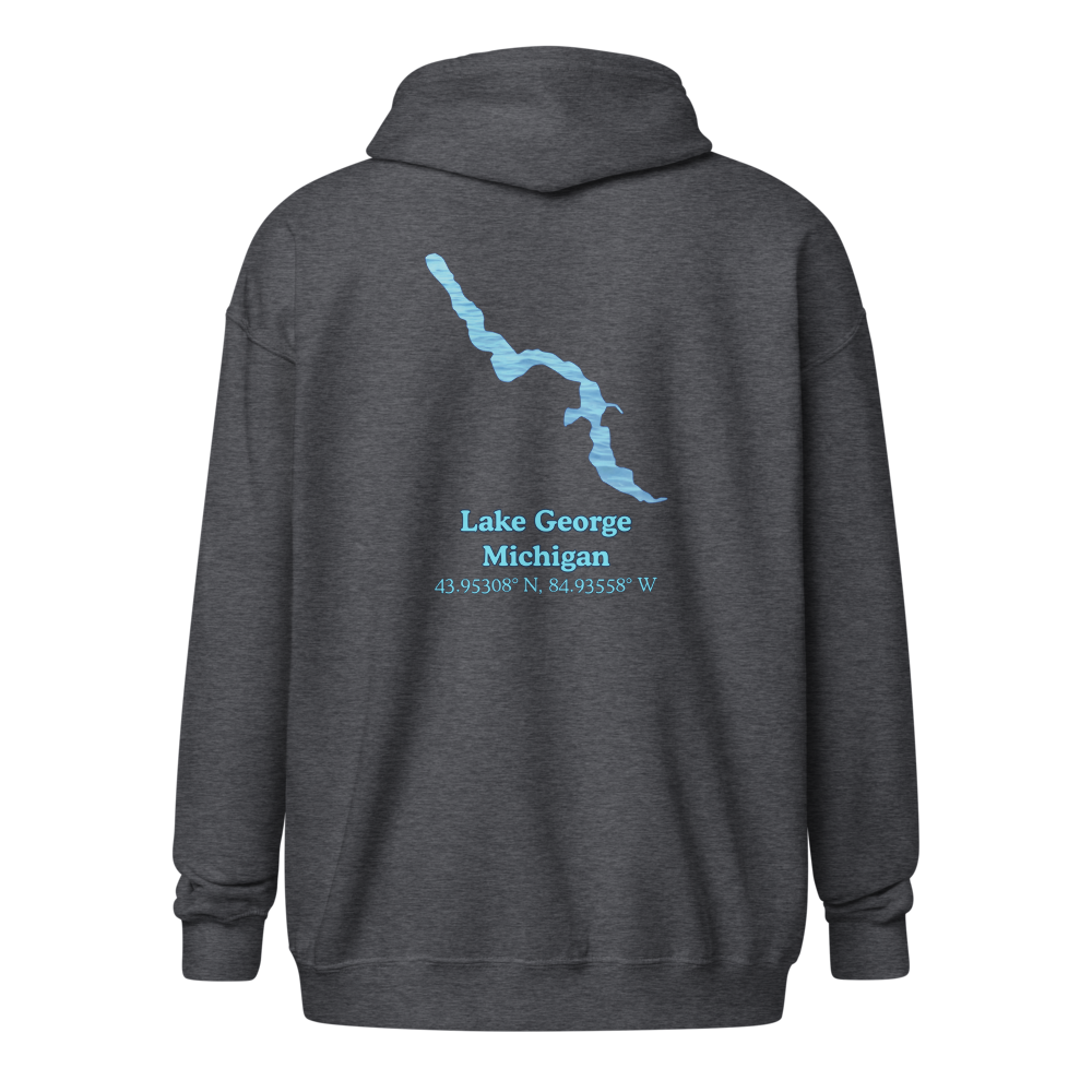 Lake George Unisex Zip Hoodie