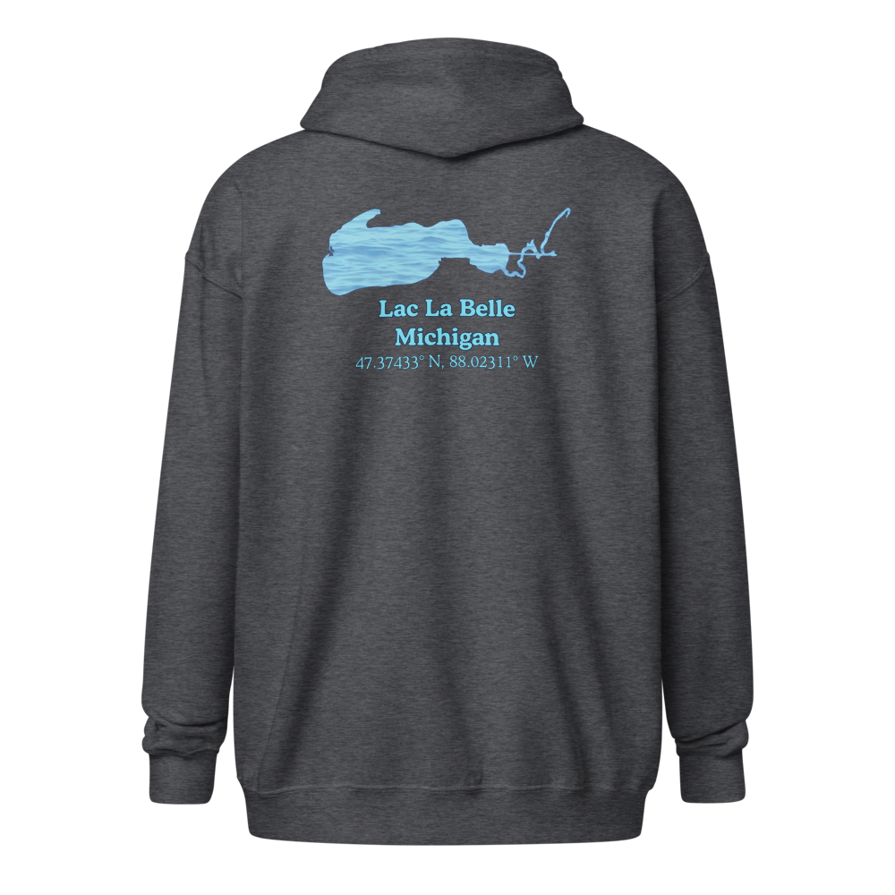 Lac La Belle Unisex Zip Hoodie