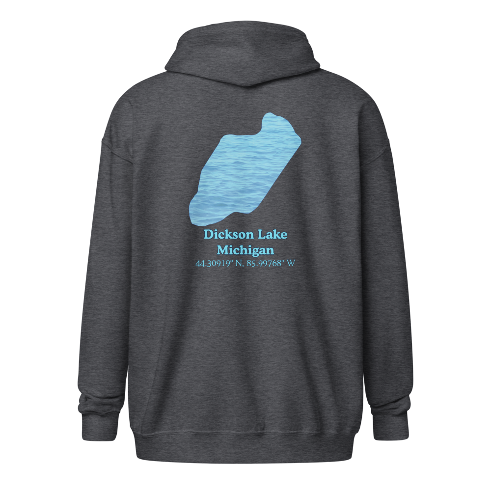 Dickson Lake Unisex Zip Hoodie