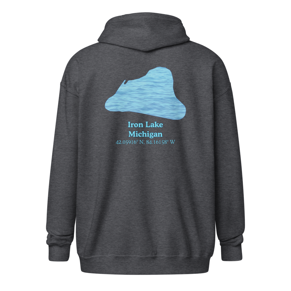 Iron Lake Unisex Zip Hoodie