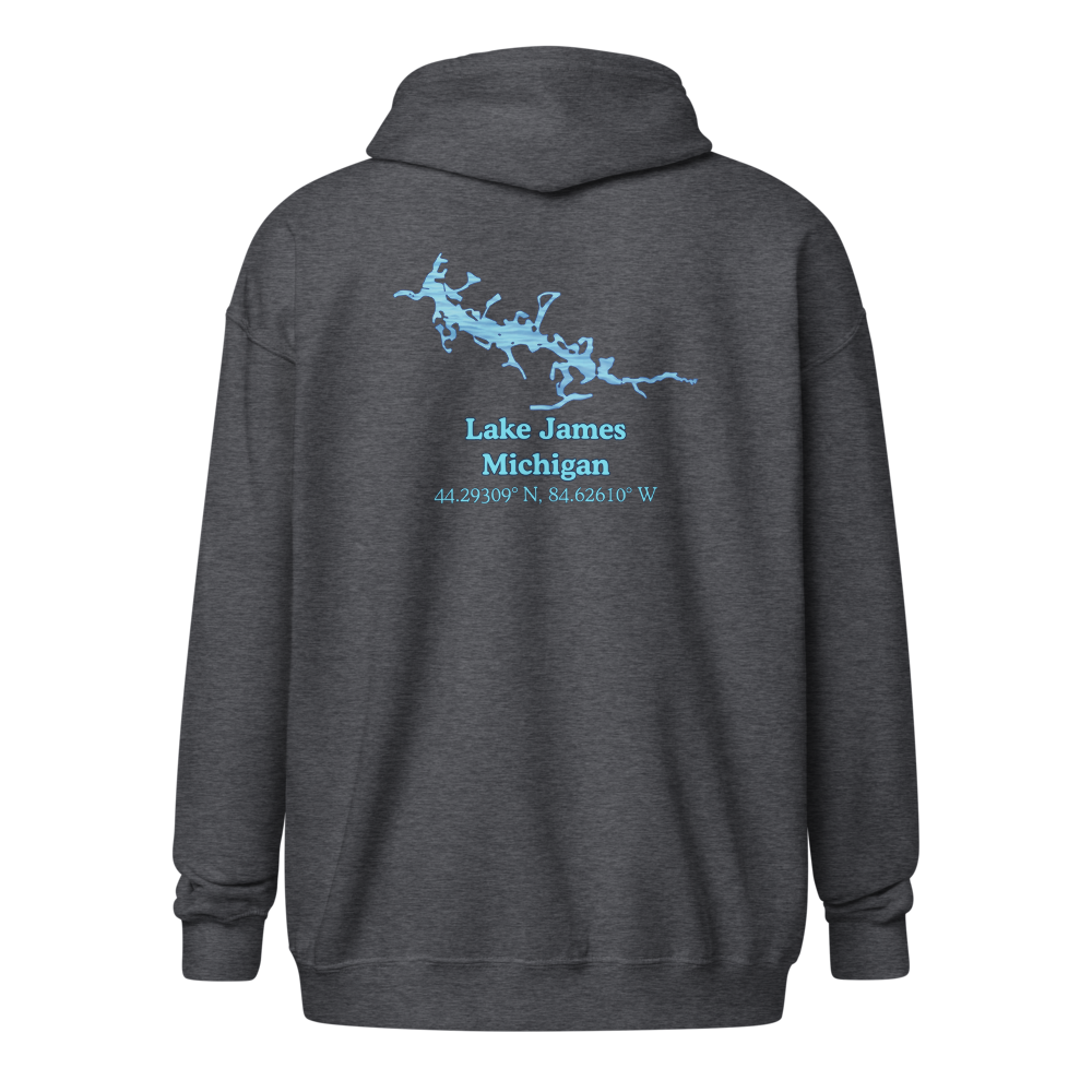 Lake James Unisex Zip Hoodie