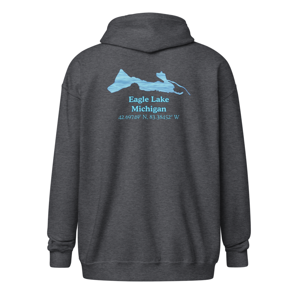 Eagle Lake Unisex Zip Hoodie