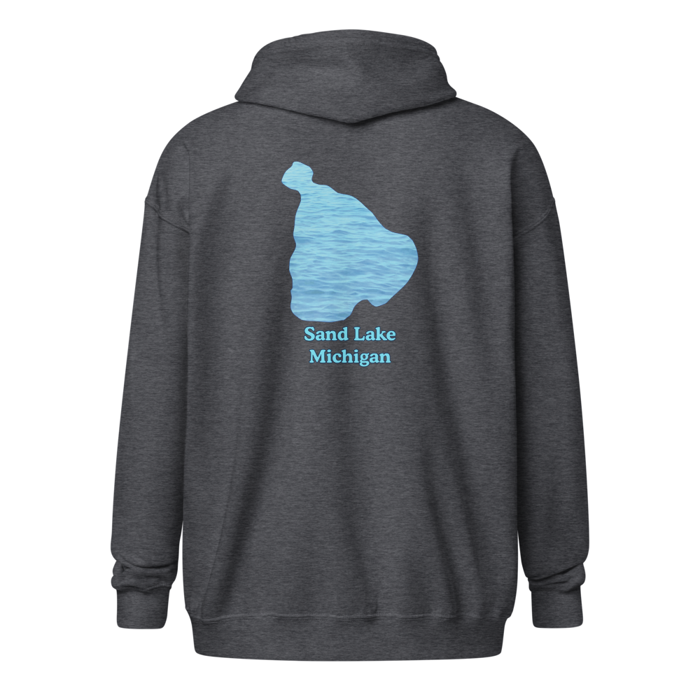 Sand Lake Unisex Zip Hoodie