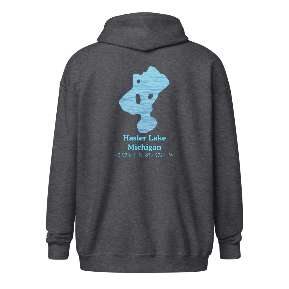 Hasler Lake Unisex Zip Hoodie