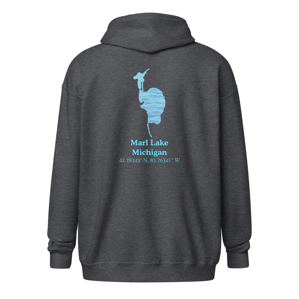 Marl Lake Unisex Zip Hoodie