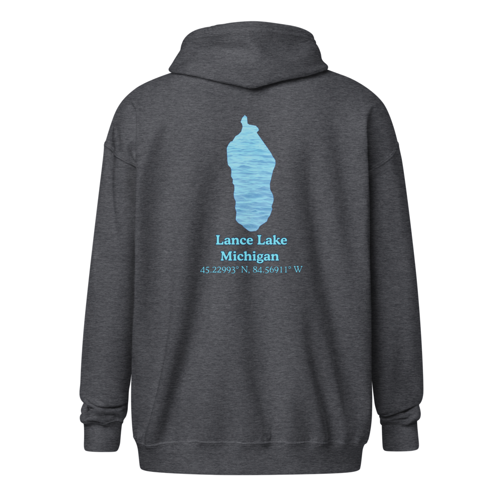Lance Lake Unisex Zip Hoodie