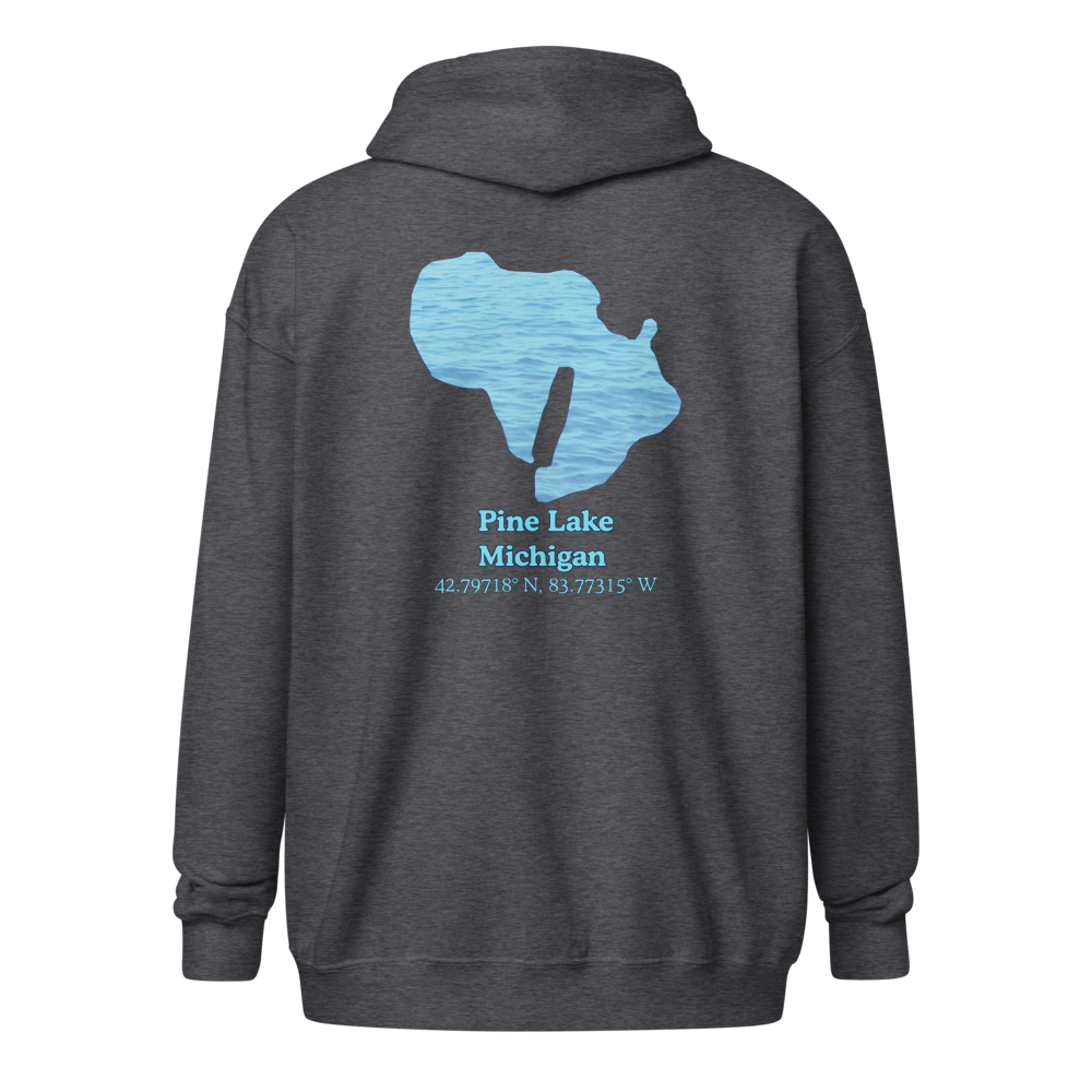 Pine Lake Unisex Zip Hoodie