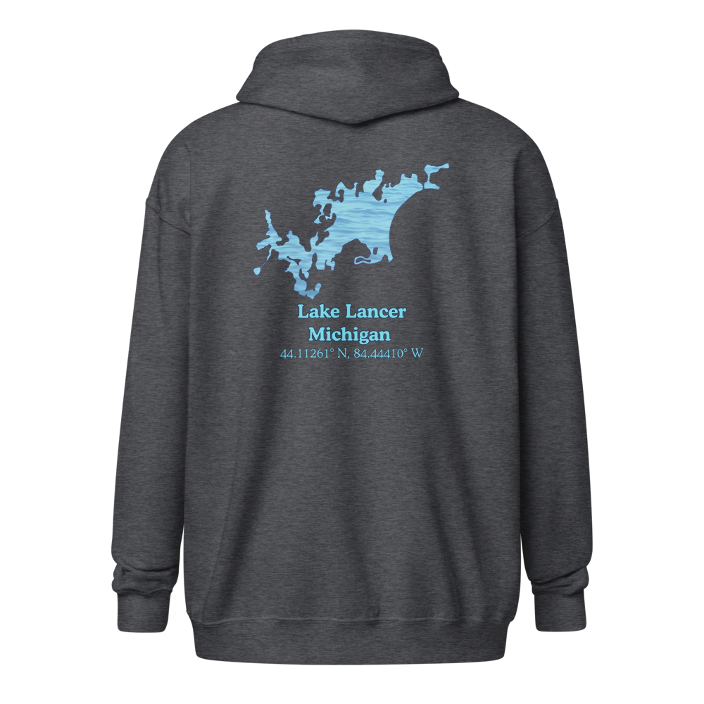 Lake Lancer Unisex Zip Hoodie