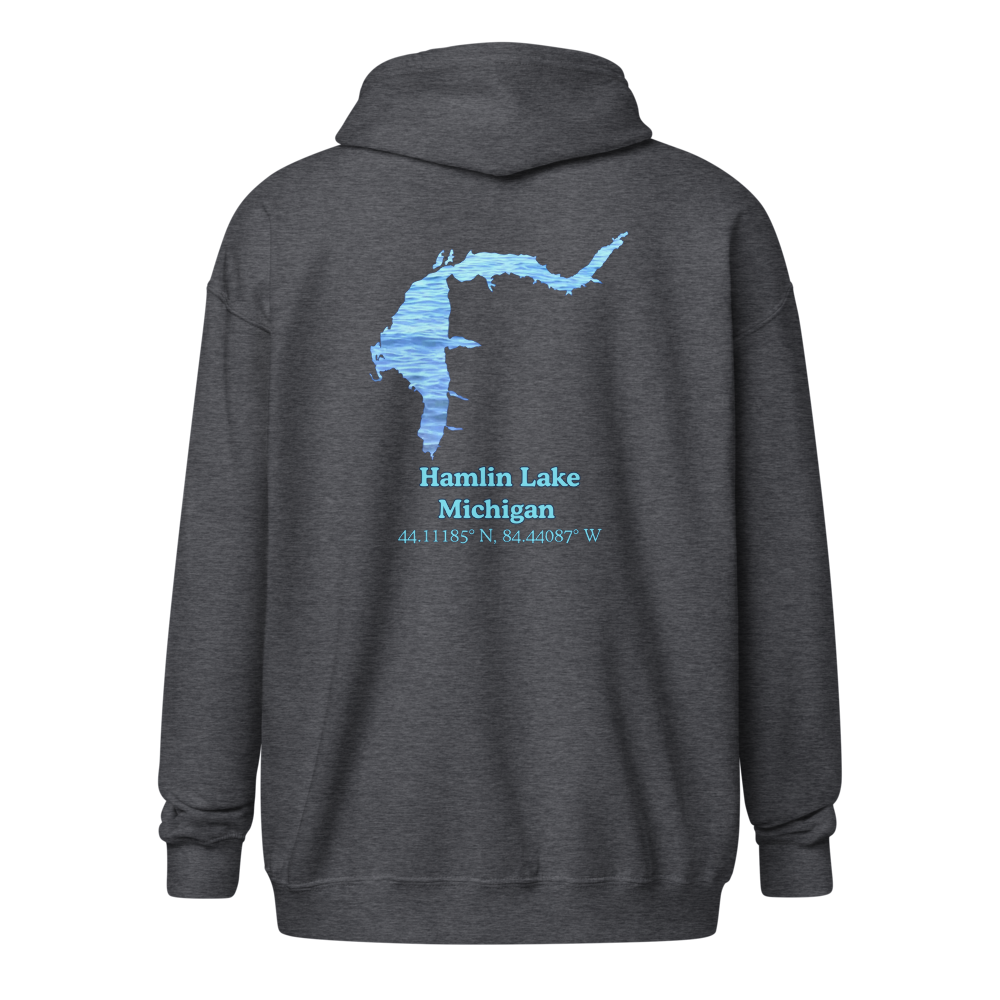 Hamlin Lake Unisex Zip Hoodie