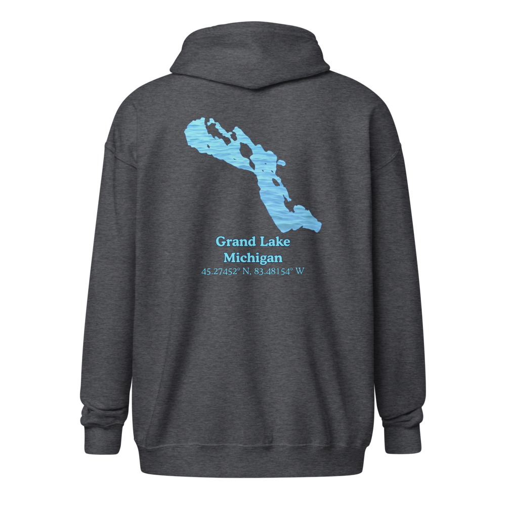 Grand Lake Unisex Zip Hoodie