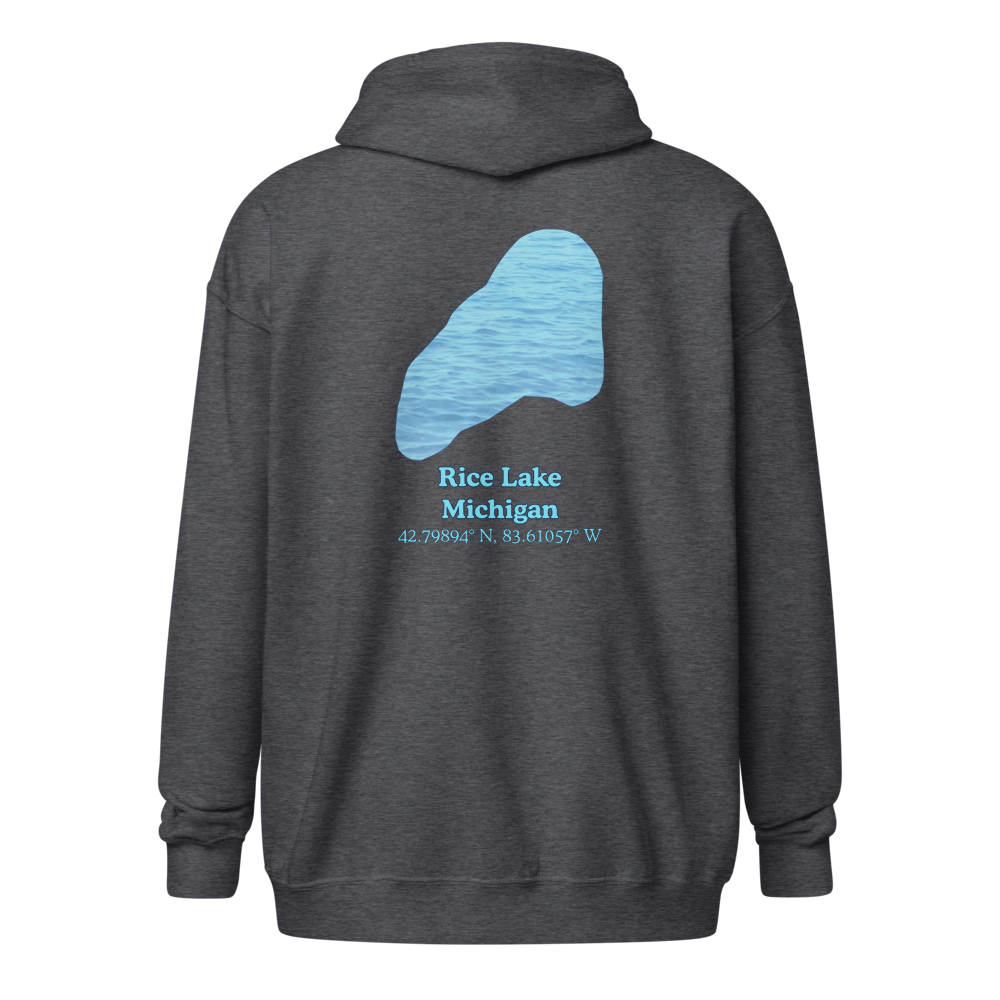 Rice Lake Unisex Zip Hoodie