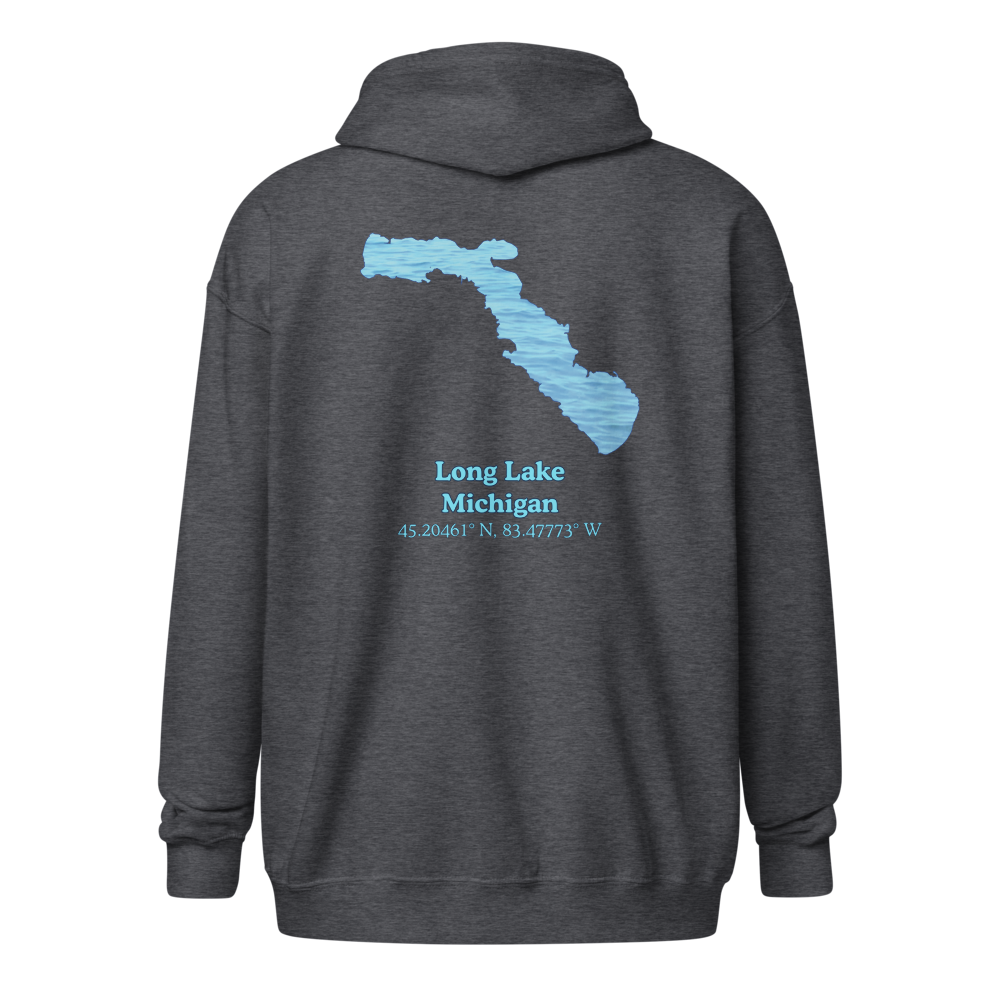 Long Lake Unisex Zip Hoodie