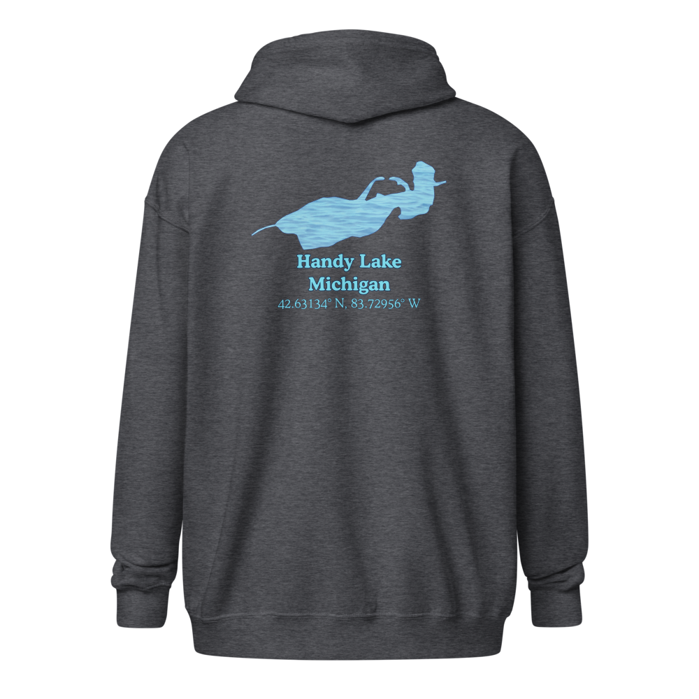 Handy Lake Unisex Zip Hoodie