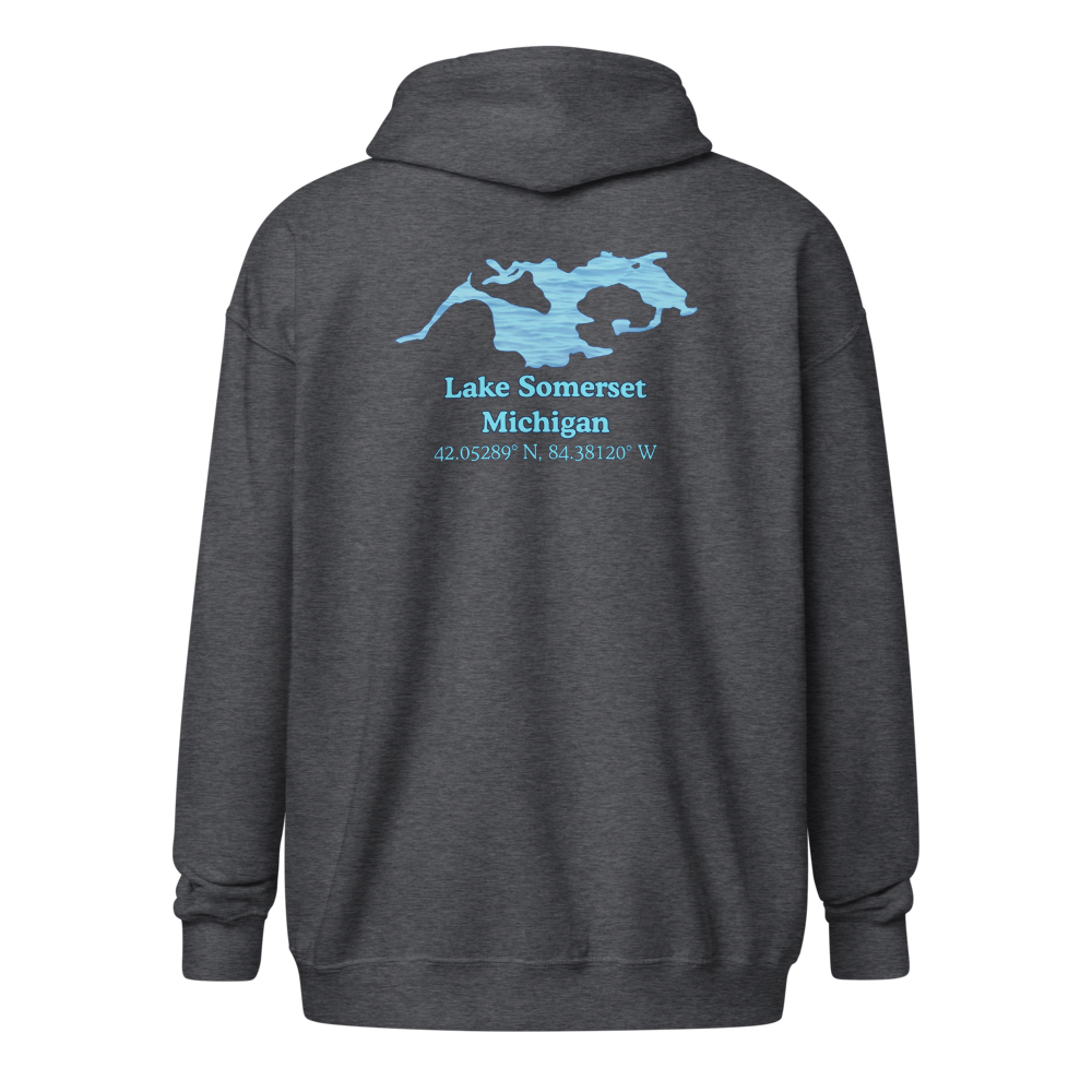 Lake Somerset Unisex Zip Hoodie