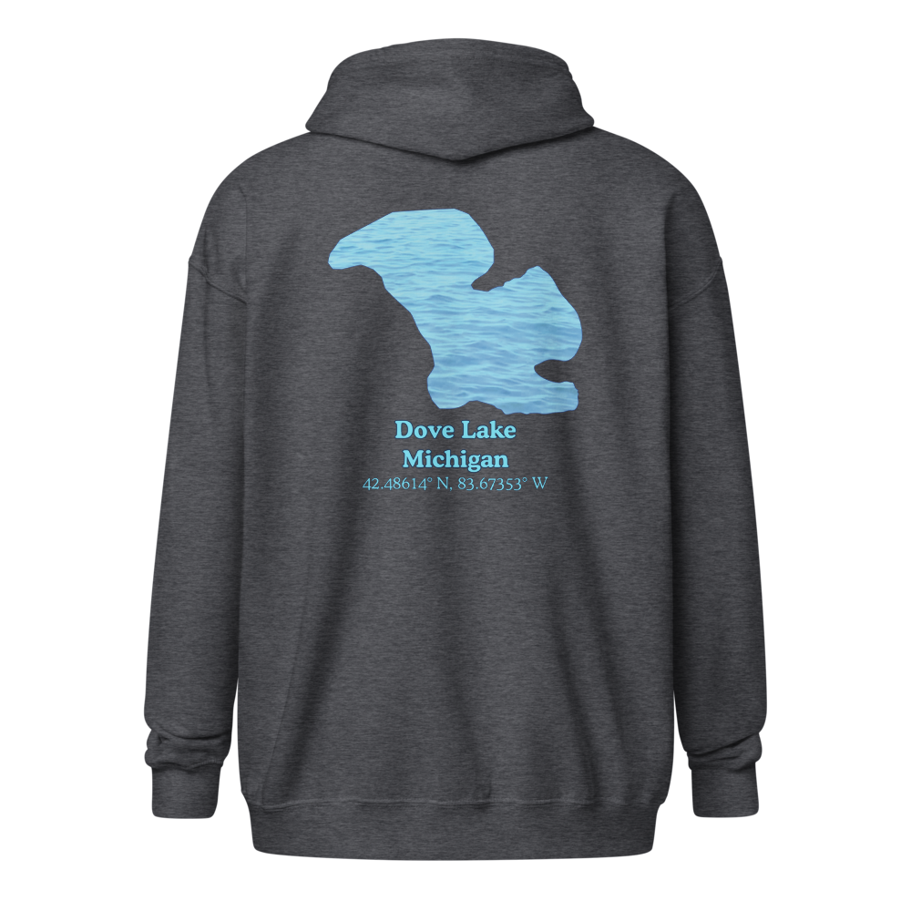 Dove Lake Unisex Zip Hoodie
