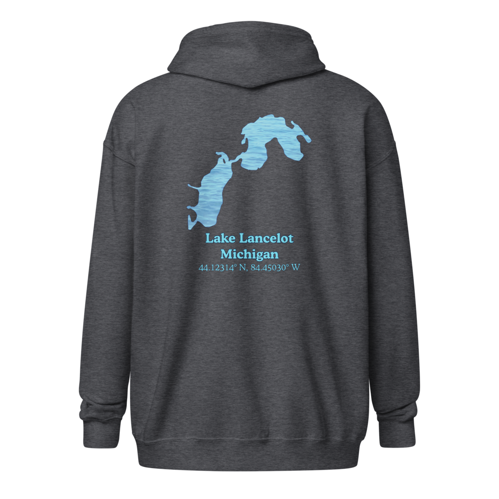 Lake Lancelot Unisex Zip Hoodie
